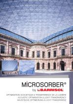 MICROSORBER by Barrisol ACOUSTIC OPTIMISATION & LIGHT TRANSPARENCY