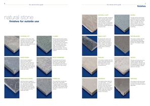 Natural stone guide for external materials - 5