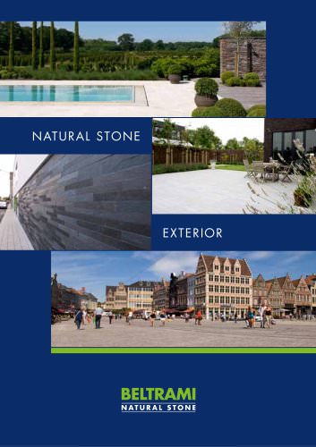 Natural stone guide for external materials