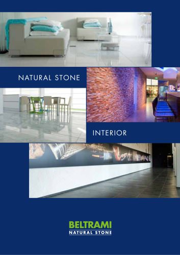 Natural stone guide for internal materials