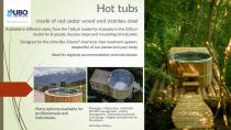 Wellness products catalog UBO® 2024 - Stainless steel hot tubs - 1