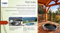 Wellness products catalog UBO® 2024 - Stainless steel hot tubs - 2