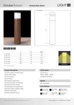 Circular Wooden Bollard Datasheet - 1