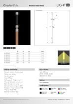 Circular Wooden Pole Datasheet - 1