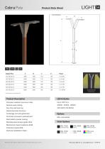 Cobra Wooden Double Pole Datasheet - 1