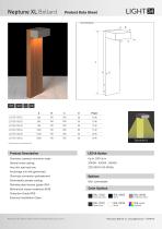 Neptune XL Wooden Bollard Datasheet - 1