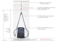 Sling Hanging Chair - THICK leather-21
