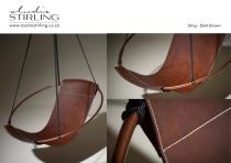 Sling Hanging Chair - THICK leather-5