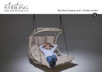 Studio Stirling BIG WAVE Double Hanging chair Swing seat-5