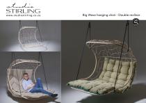 Studio Stirling BIG WAVE Double Hanging chair Swing seat-6