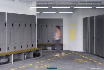 DEBO HPL Gym Locker and Bench-2