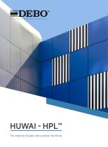 DEBO HUWAI-HPL Compact Exterior Design Decor-1