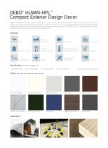 DEBO HUWAI-HPL Compact Exterior Design Decor-2