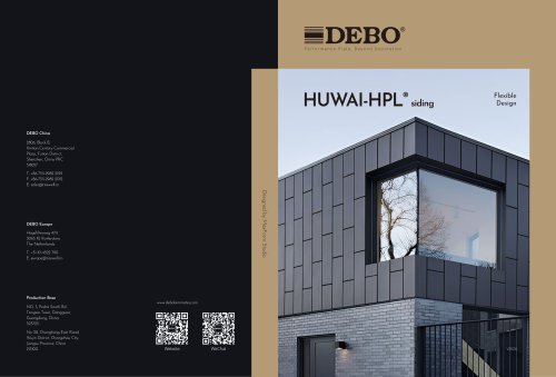 DEBO HUWAI-HPL Exterior Siding