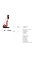 Crawler crane-SCC4500A - 2