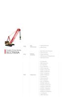 Crawler crane-SCC7000A - 2