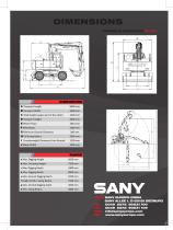 HYDRAULIC WHEEL EXCAVATOR SY155W - 2