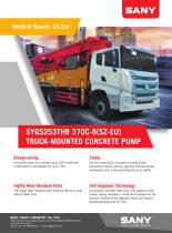 Truck-mounted Concrete Pump- SYG5253THB 370C-8(SZ-EU) - 1