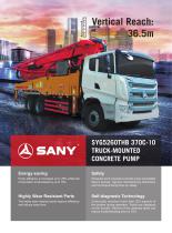 Truck-mounted Concrete Pump- SYG5260THB 370C-10 - 1