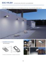 EXC Solar Outdoor Wall Lamps Catalog - 2