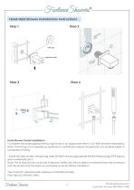 FONTANA LIMA ULTRA THIN RAIN SHOWER HEAD WITH BUILT IN THERMOSTATIC MIXER AND HAND HELD SHOWER SET INSTALLATION INSTRUCTIONS-6