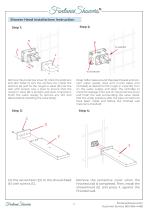 FONTANA SÈTE 22" WALL MOUNTED BATHROOM THERMOSTATIC SHOWER SET WITH HAND SHOWER INSTALLATION INSTRUCTIONS - 2