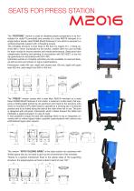 Seats for press station - 2