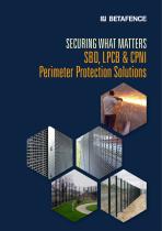 ECURING WHAT MATTERSSBD, LPCB & CPNIPerimeterProtection Solutions - 1