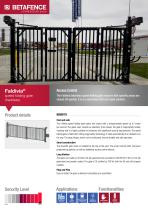 Faldivia® speed folding gate (trackless) - 1