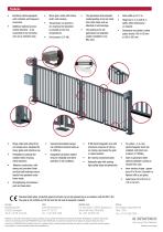 Faldivia® speed folding gate (trackless) - 2