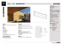 Data Sheet Wall application