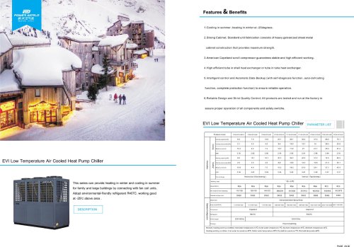 EV| Low Temperature Air Cooled Heat Pump Chiller