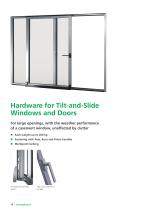 Sealright: hardware solutions for high performance aluminium windows and doors - 10