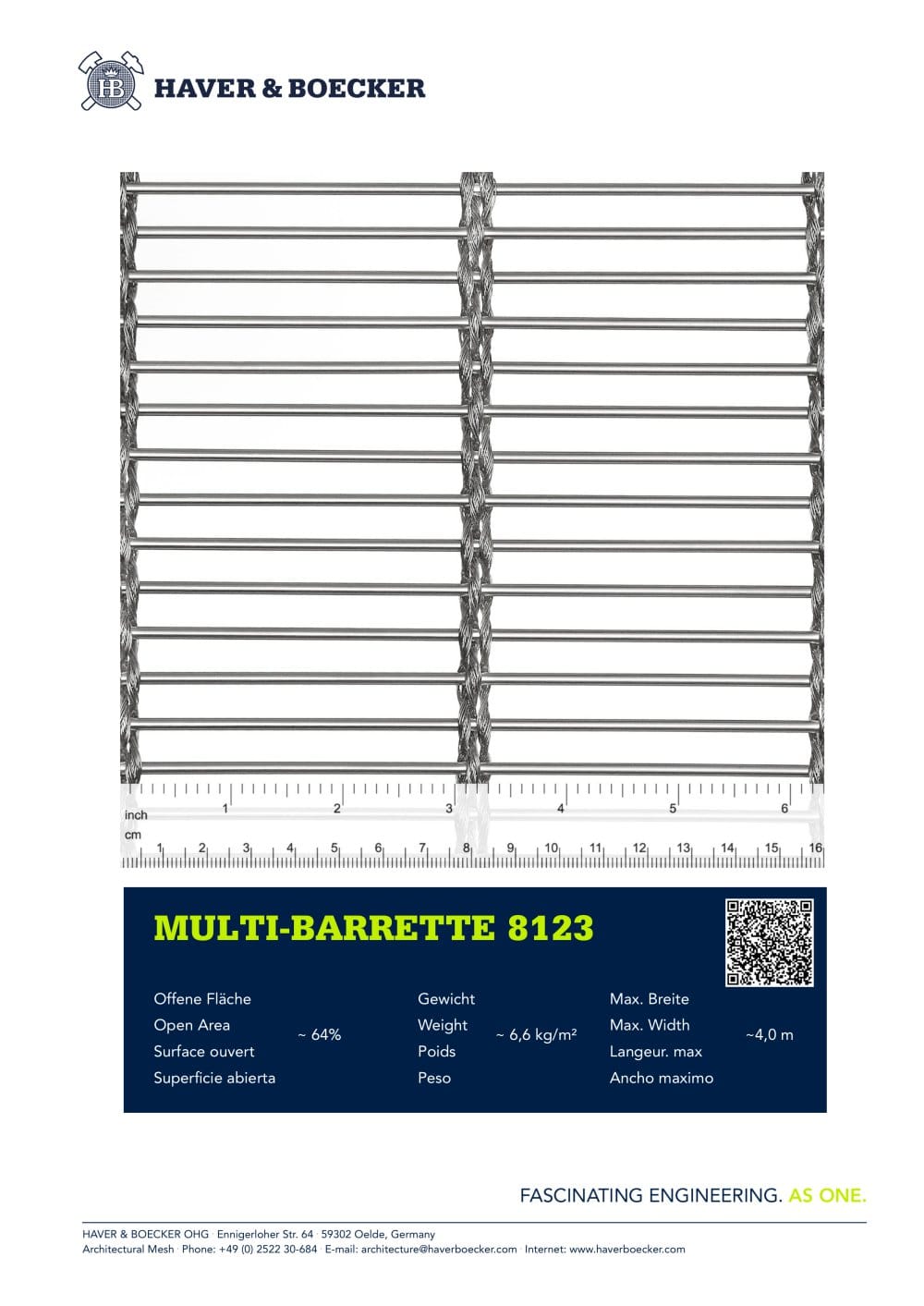MULTI-BARRETTE 8123 - HAVER & BOECKER OHG