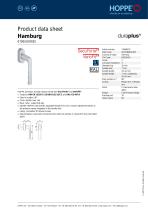 Product data sheet Hamburg 0700/UD9020 - 1