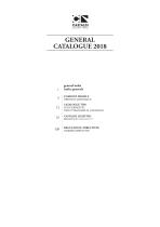 GENERAL CATALOGUE 2018-5