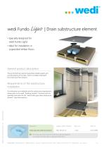 Ligno drain substructure element-1