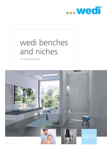 wedi benches and niches