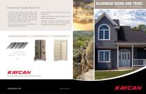 Aluminum Siding, Soffits and Trims Brochure