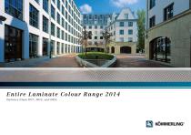 Entire Laminate Colour Range 2014 - 1