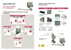 AXOVIA - Motorisation solutions for gates - 3