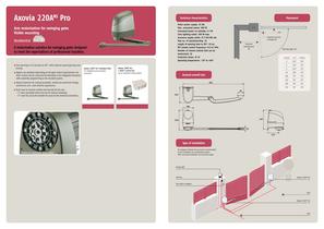 AXOVIA - Motorisation solutions for gates - 4