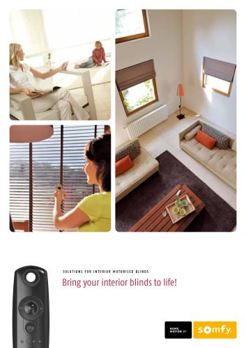 Motorized blinds by somfy