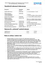 Tolerances for sandwich elements-1