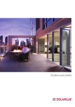 Folding glass doors - 1