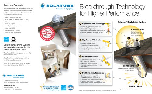 Solatube® Daylighting Systems