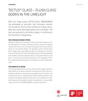 TECTUS - Glass Flush glass doors in the limelight Minimalist, Elegant, Transparent - 3