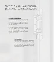 TECTUS - Glass Flush glass doors in the limelight Minimalist, Elegant, Transparent - 5