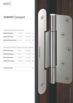 VARIANT® Compact - adjustable hinge solutions for slimline frame facings - 2