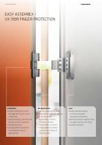 VARIANT - FINGER PROTECTION The hinge system for doors with finger protection function - 12